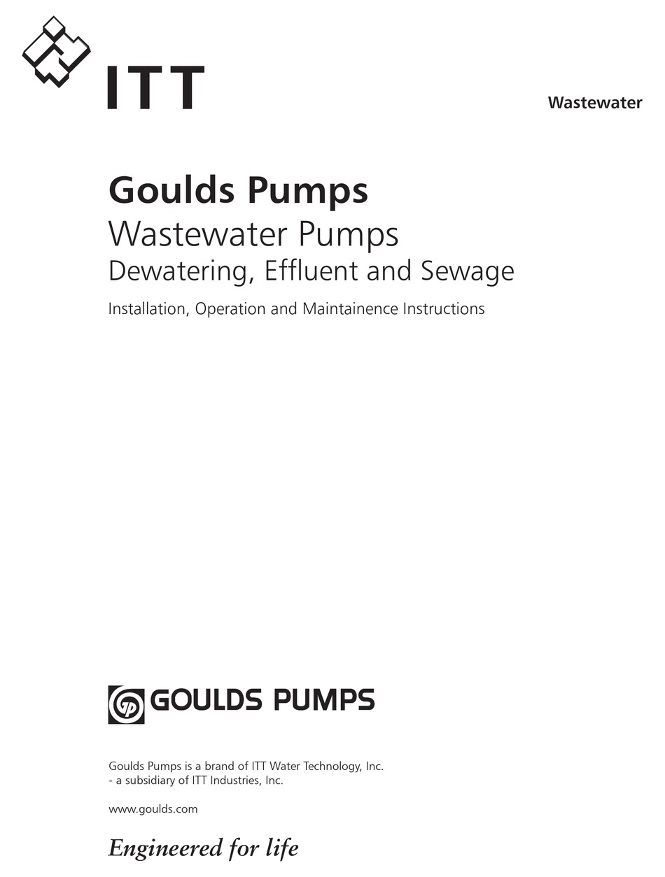 ITT GOULDS PUMPS 3886 MANUAL Pdf Download ManualsLib