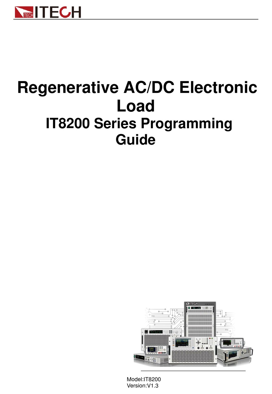 ITECH IT8200 SERIES PROGRAMMING MANUAL Pdf Download | ManualsLib