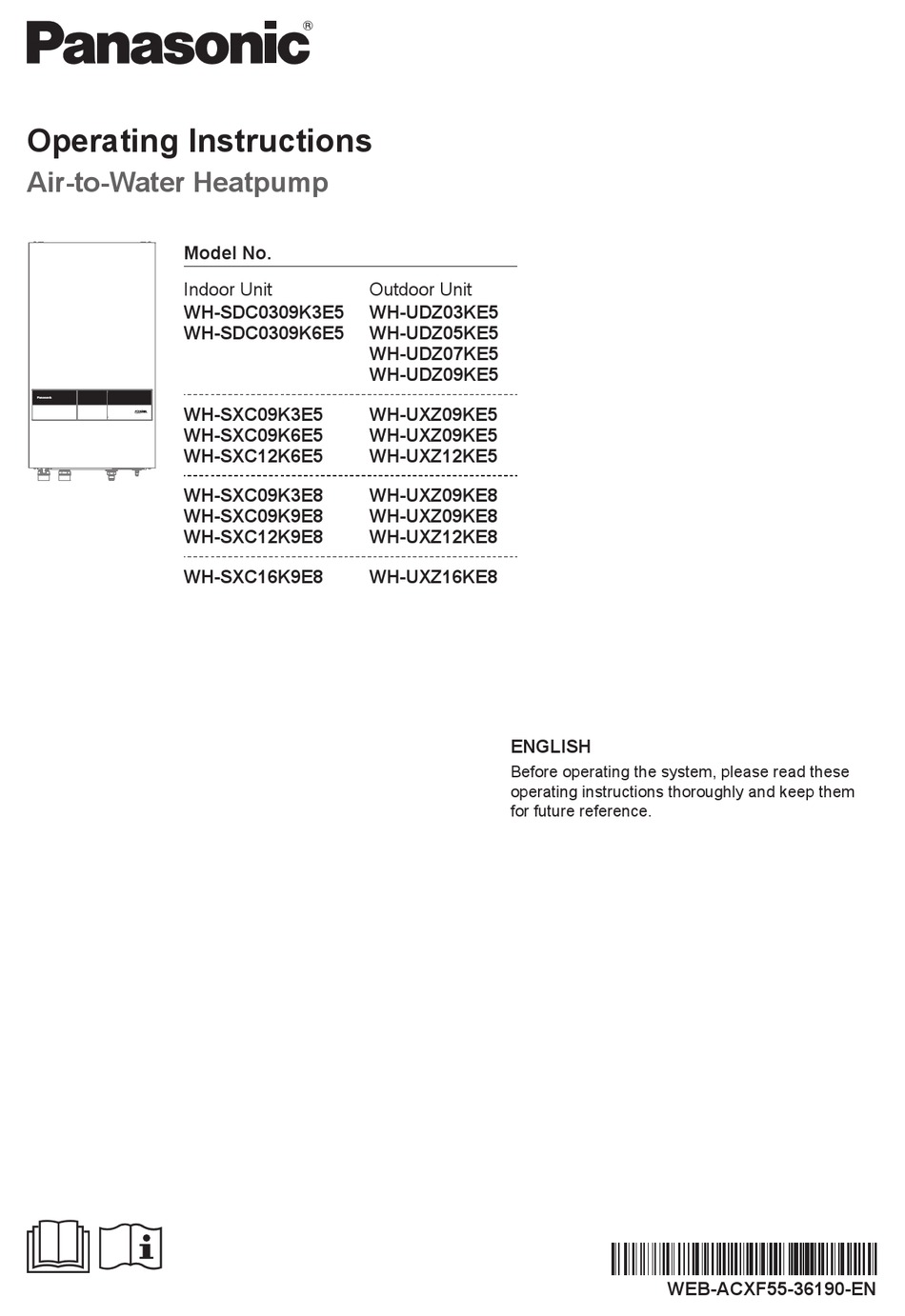 Panasonic Wh Sdc K E Operating Instructions Manual Pdf Download