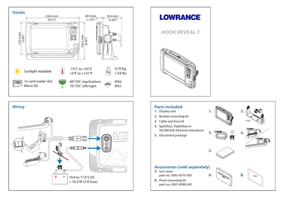 LOWRANCE HOOK REVEAL 7 MANUAL Pdf Download ManualsLib   Lowrance Hook Reveal 7 