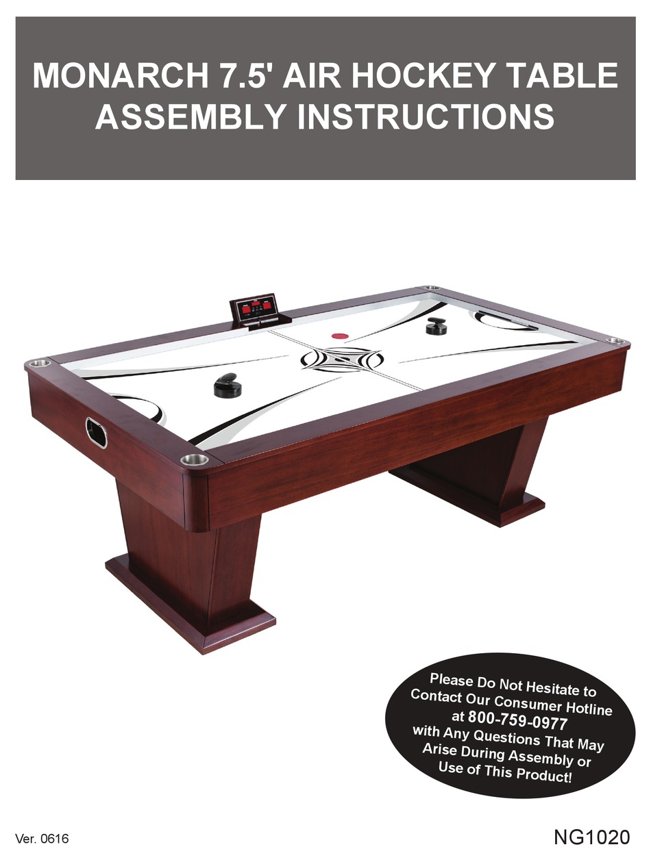 MONARCH NG1020 ASSEMBLY INSTRUCTIONS MANUAL Pdf Download ManualsLib