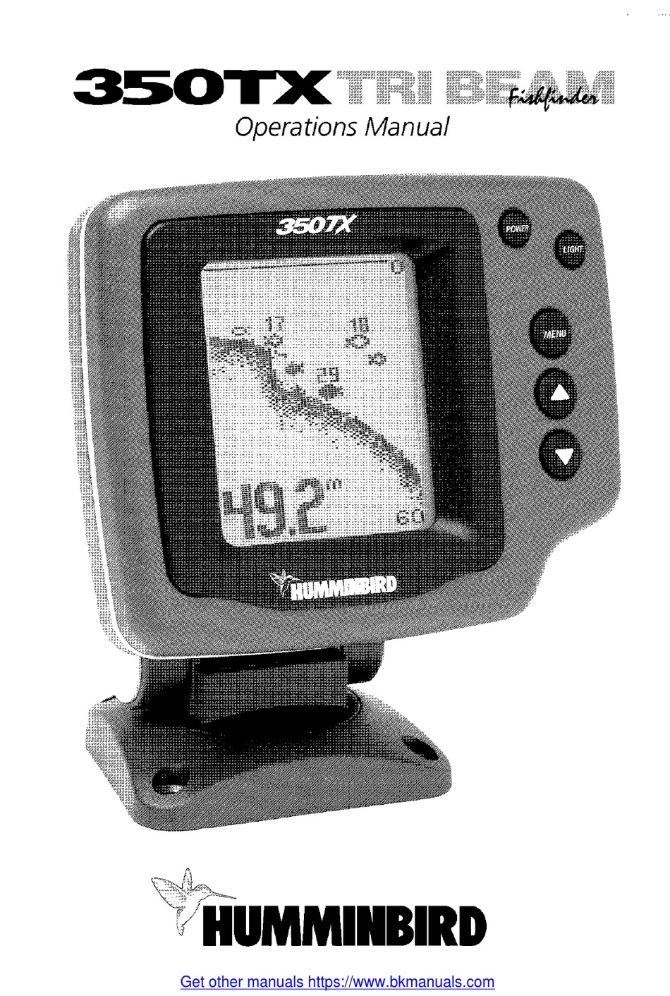 HUMMINBIRD TRI BEAM 350TX OPERATION MANUAL Pdf Download ManualsLib