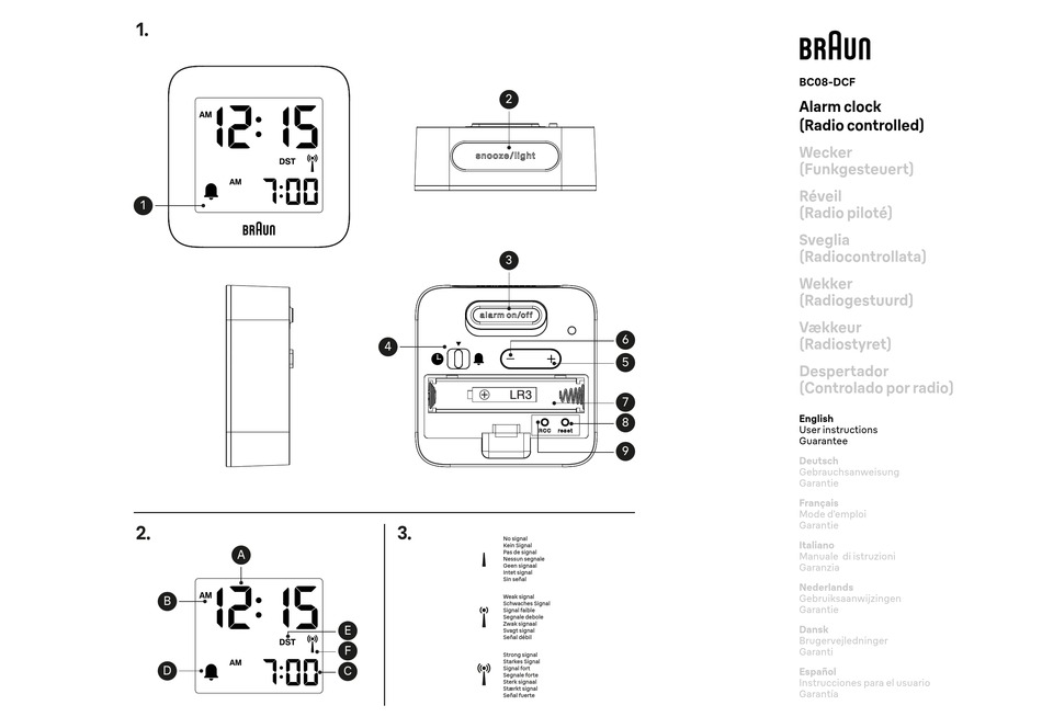 BRAUN BC08-DCF USER INSTRUCTIONS AND GUARANTEE Pdf Download | ManualsLib