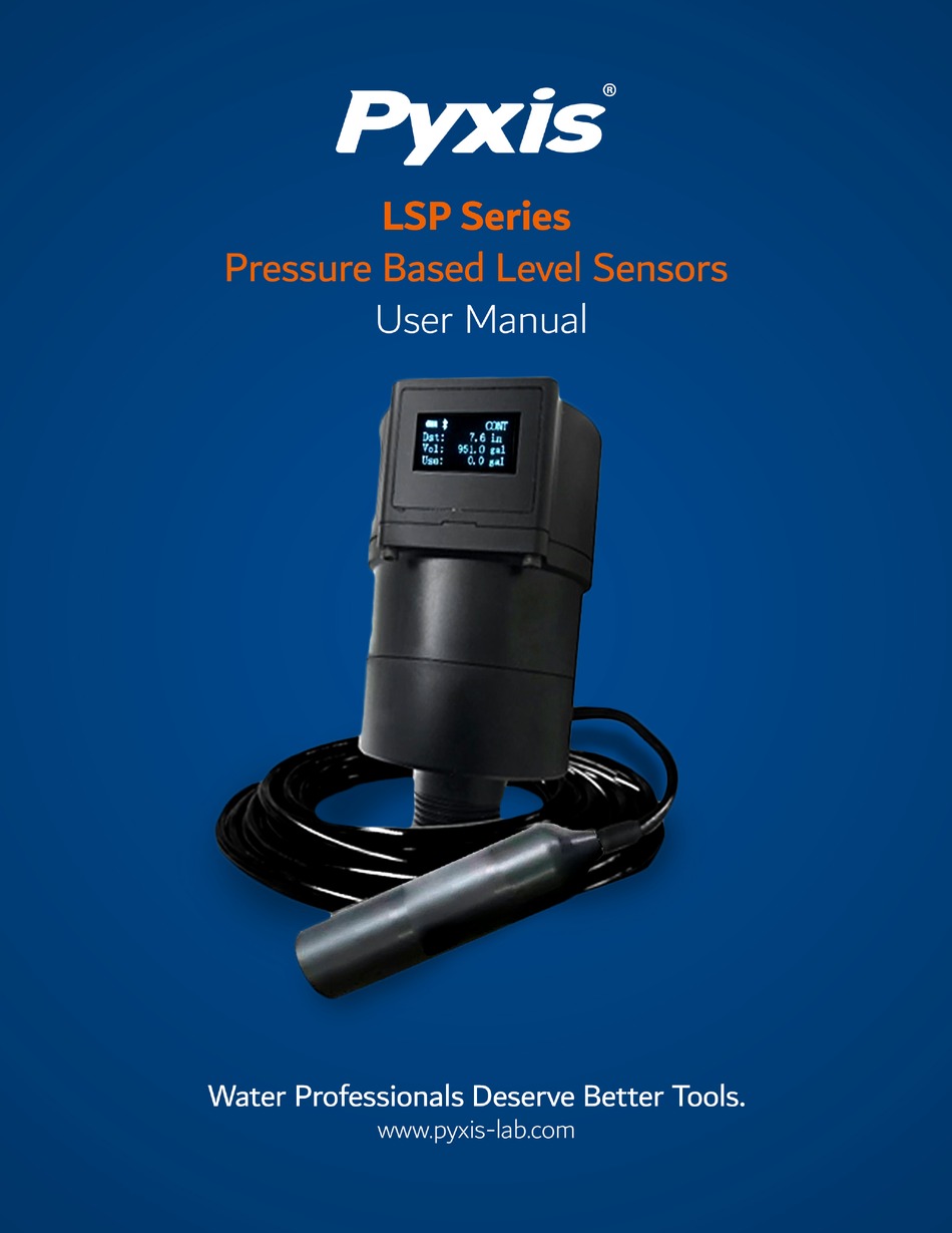 PYXIS LSP301 USER MANUAL Pdf Download ManualsLib