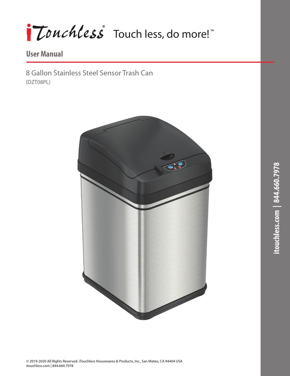 ITOUCHLESS DZT08PL USER MANUAL Pdf Download ManualsLib