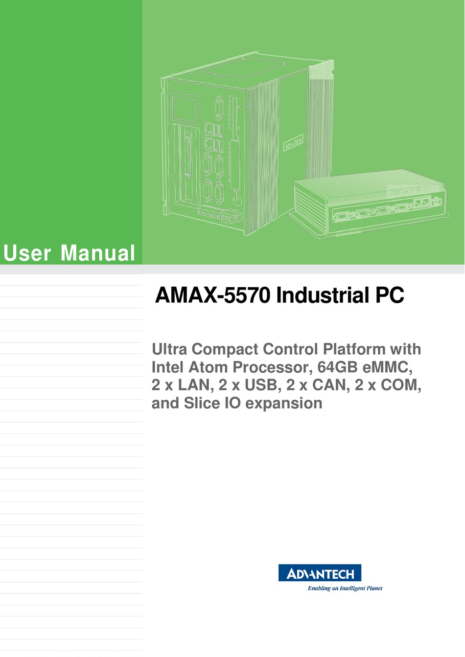 ADVANTECH AMAX-5570 USER MANUAL Pdf Download | ManualsLib