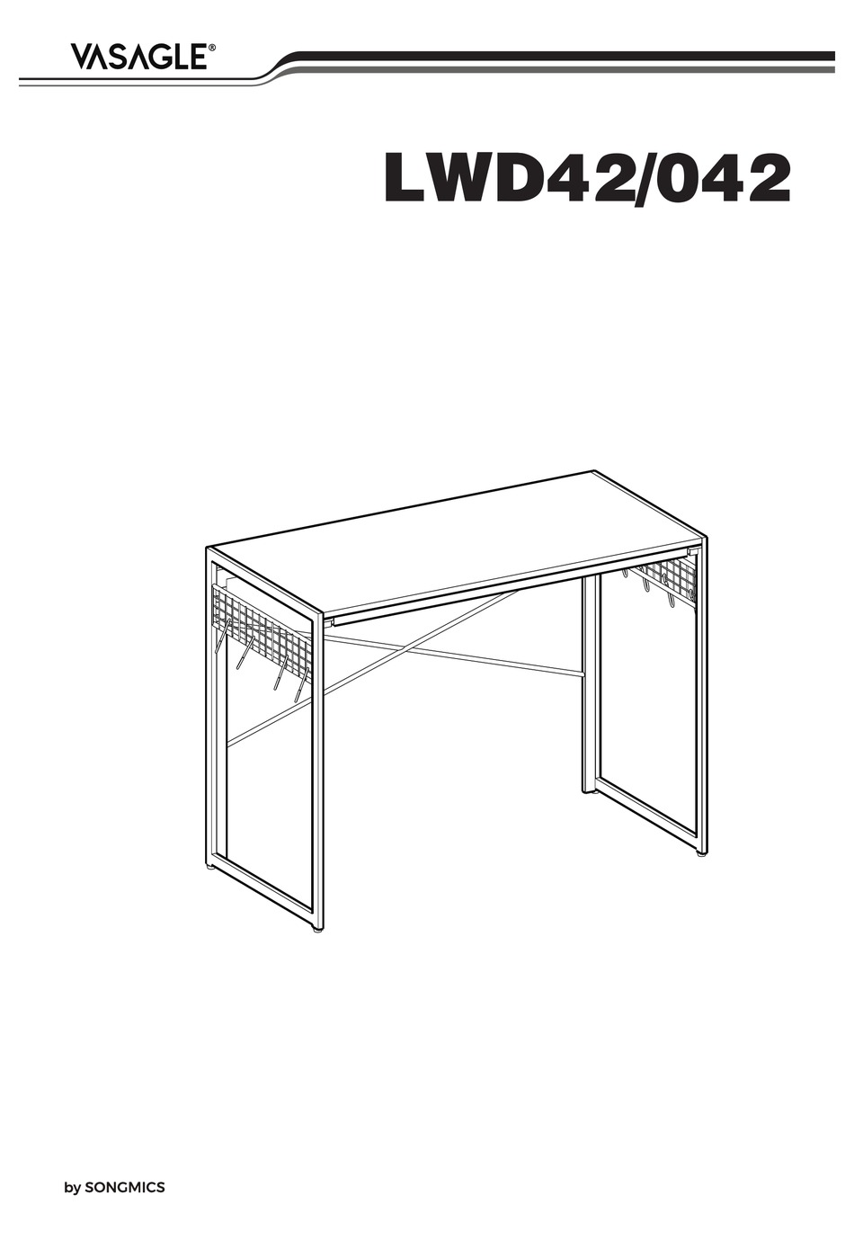 SONGMICS VASAGLE LWD42 ASSEMBLY INSTRUCTIONS MANUAL Pdf Download