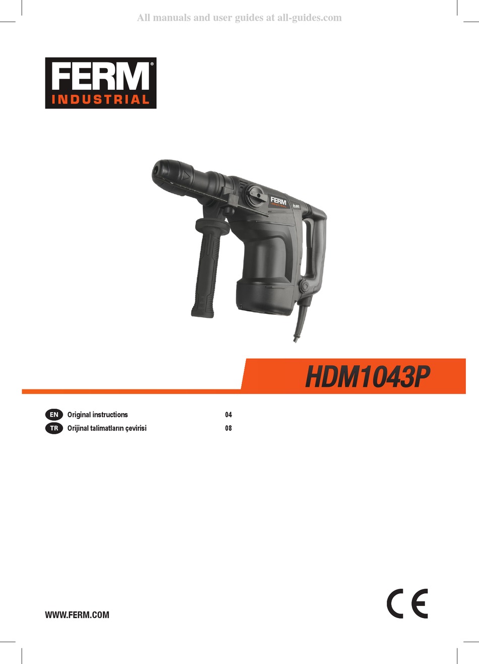 FERM HDM1043P INSTRUCTIONS MANUAL Pdf Download | ManualsLib