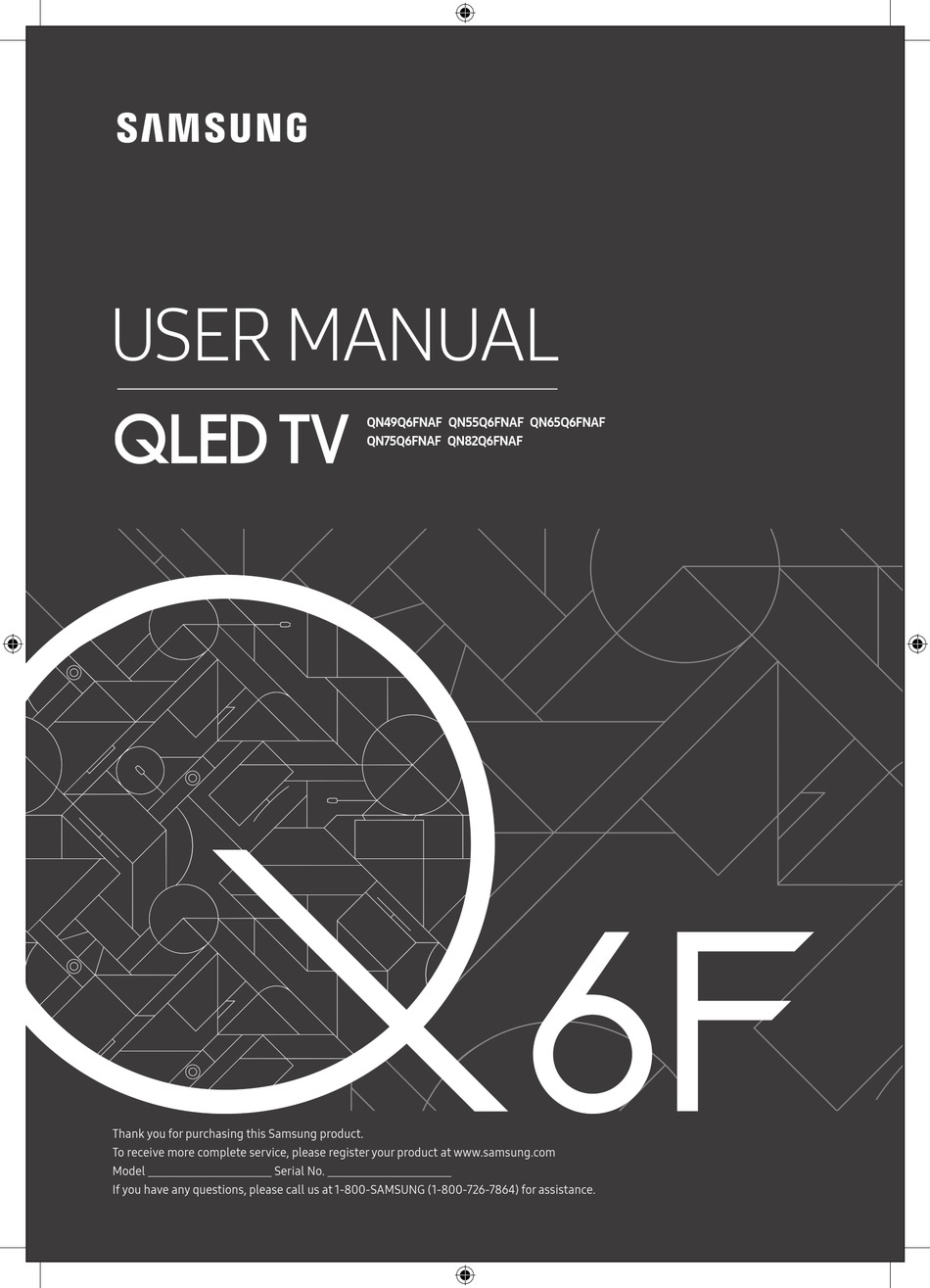 SAMSUNG QN65Q6FNAF USER MANUAL Pdf Download | ManualsLib