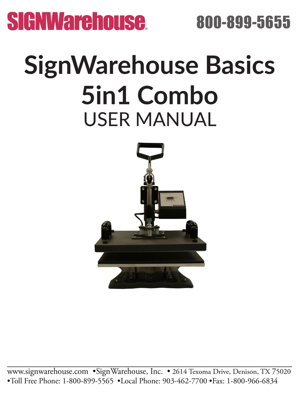 SIGNWAREHOUSE SEXHSB5IN1S USER MANUAL Pdf Download ManualsLib