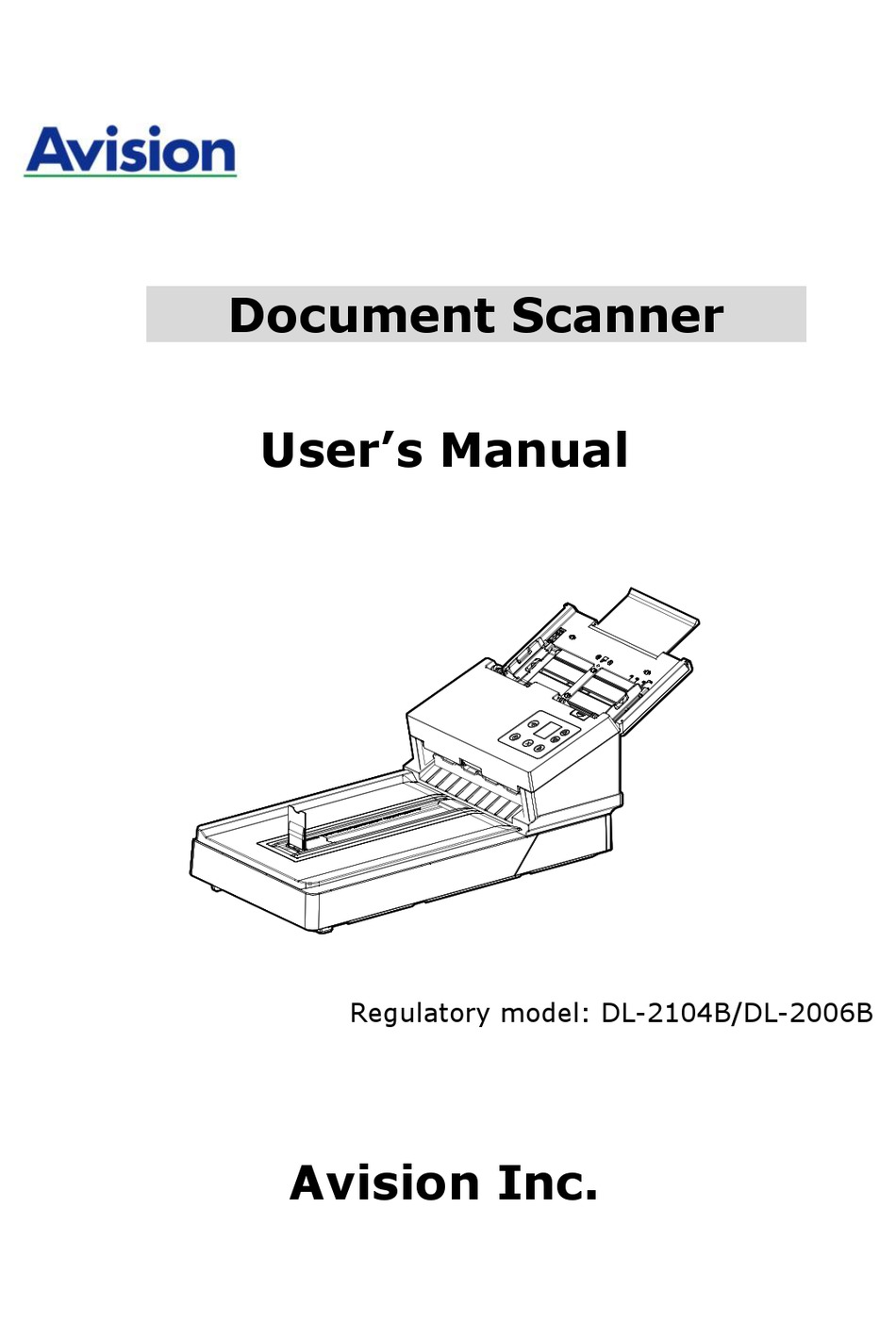 AVISION DL2104B USER MANUAL Pdf Download ManualsLib