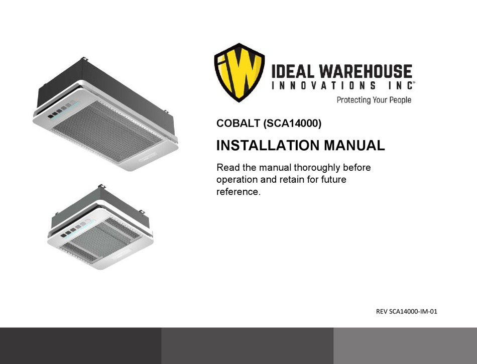 IDEAL WAREHOUSE COBALT INSTALLATION MANUAL Pdf Download ManualsLib