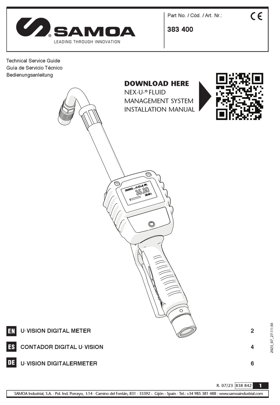 SAMOA 383 400 TECHNICAL SERVICE MANUAL Pdf Download ManualsLib