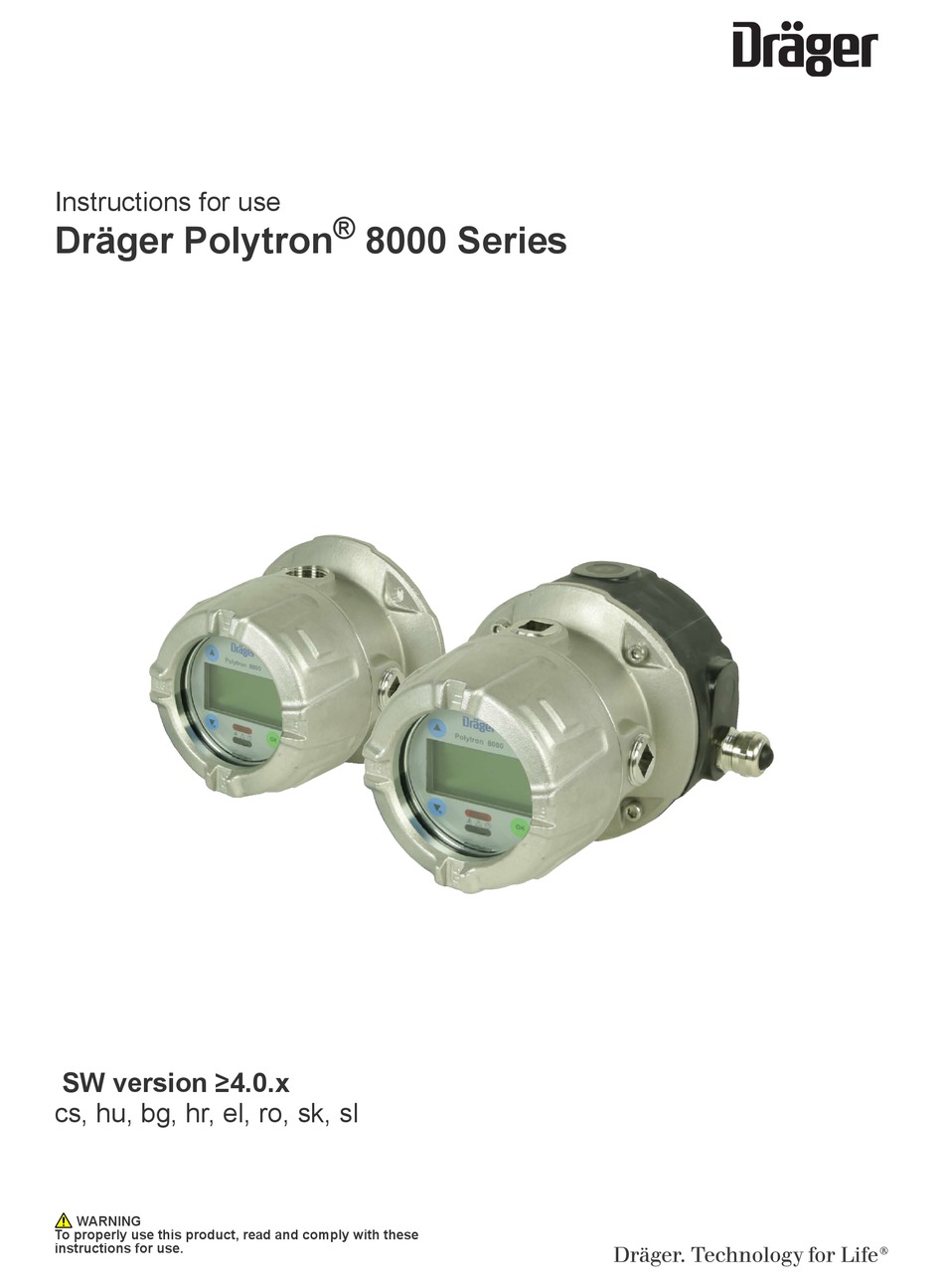DRÄGER POLYTRON 8000 SERIES INSTRUCTIONS FOR USE MANUAL Pdf Download