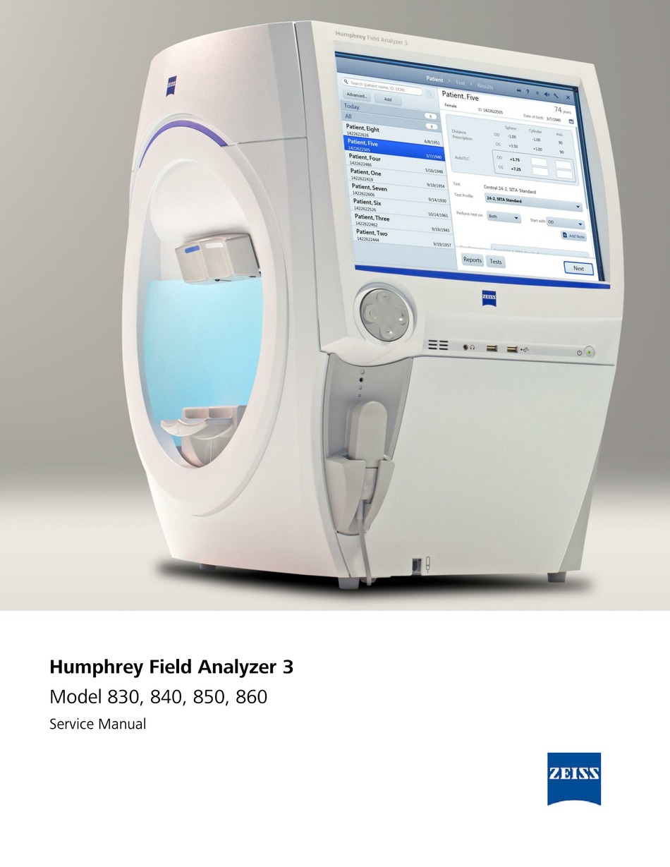 Анализатор 3. Zeiss hfa3. Оборудовании Zeiss/Humphrey field Analyzer /model 745 i. Диагностика оборудовании Zeiss/Humphrey field Analyzer /model 745 i. 3 Анализатора.