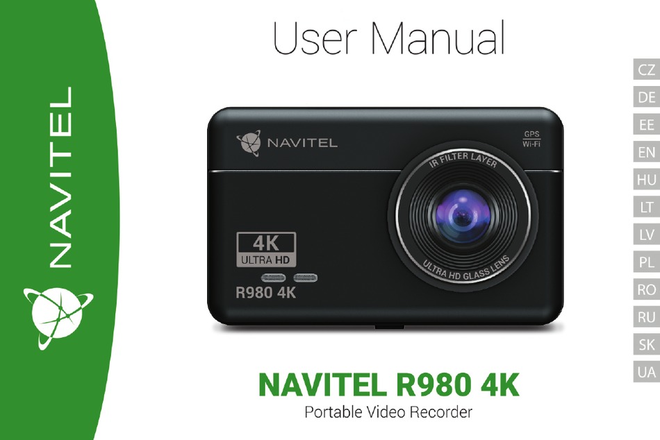 NAVITEL R980 4K USER MANUAL Pdf Download | ManualsLib