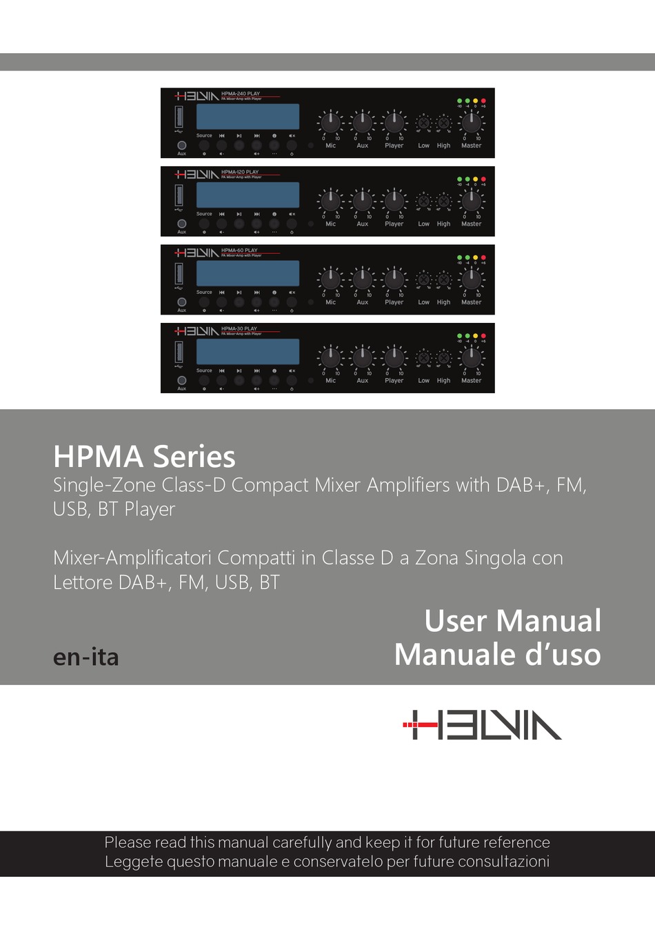 HELVIA HPMA SERIES USER MANUAL Pdf Download | ManualsLib