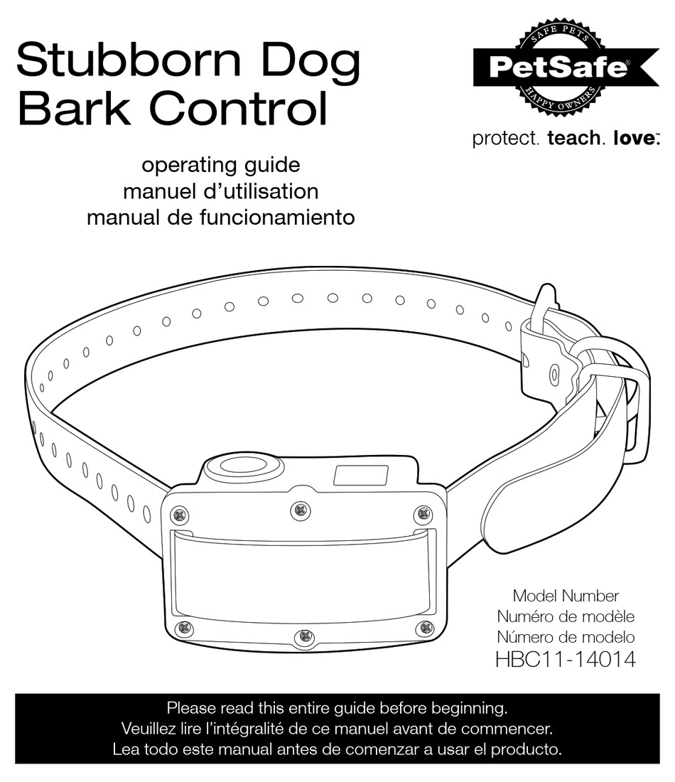 PETSAFE HBC1114014 OPERATING MANUAL Pdf Download ManualsLib