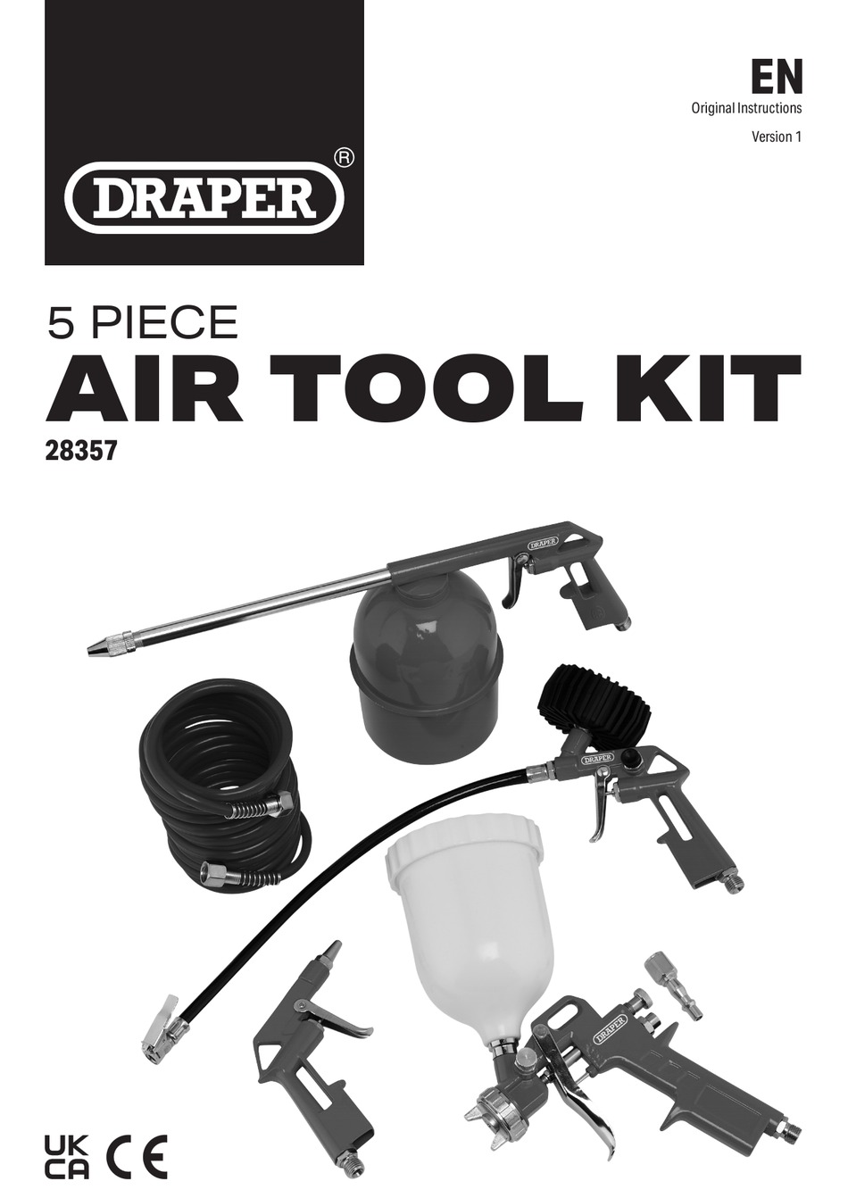 DRAPER 28357 ORIGINAL INSTRUCTIONS MANUAL Pdf Download ManualsLib