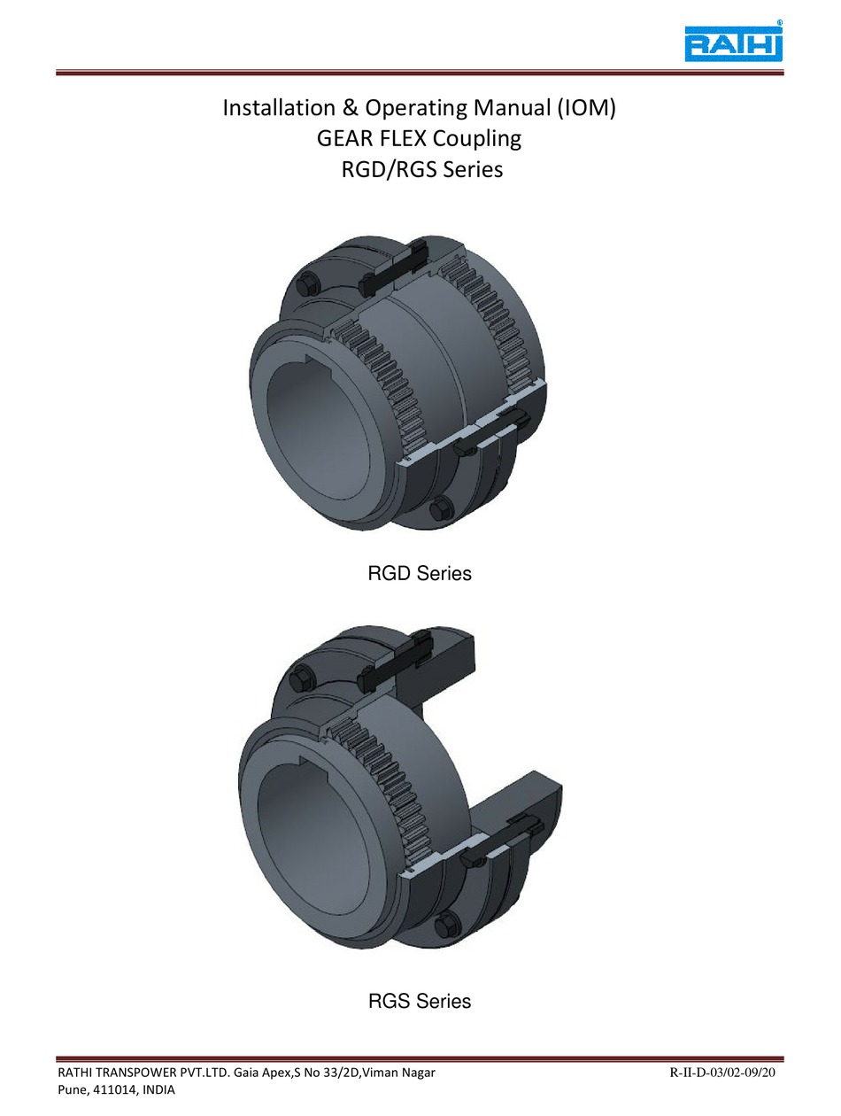 RATH RGD SERIES INSTALLATION & OPERATING MANUAL Pdf Download ManualsLib