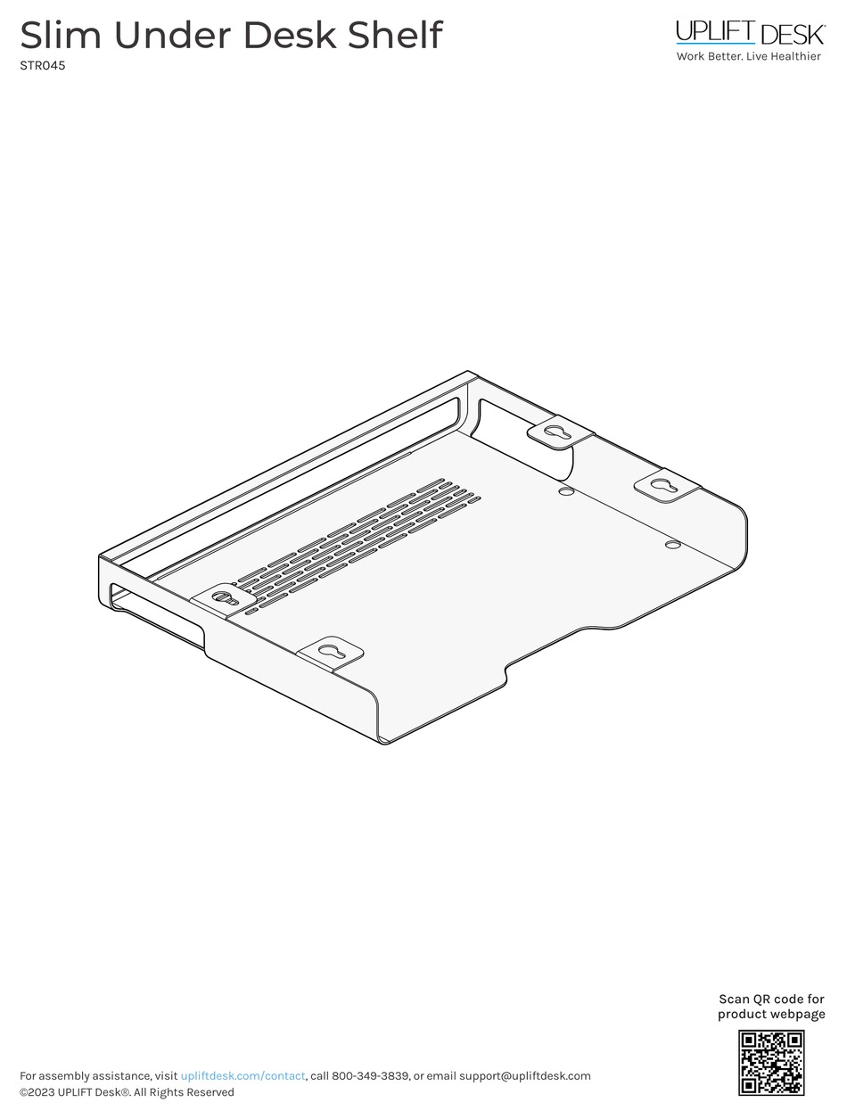 UPLIFT DESK STR045 MANUAL Pdf Download ManualsLib