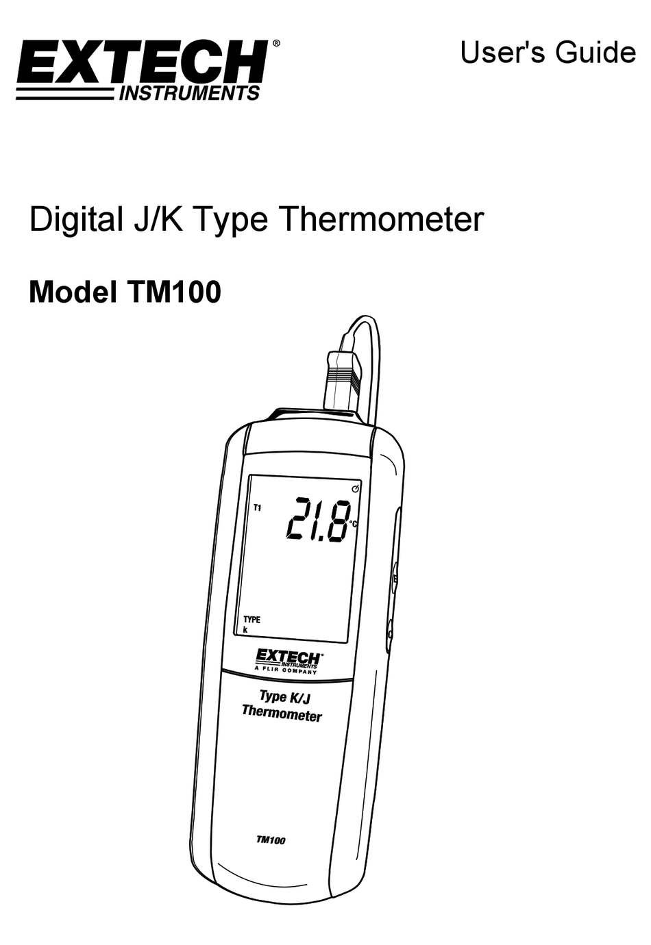 Extech Instruments Tm Nist User Manual Pdf Download Manualslib