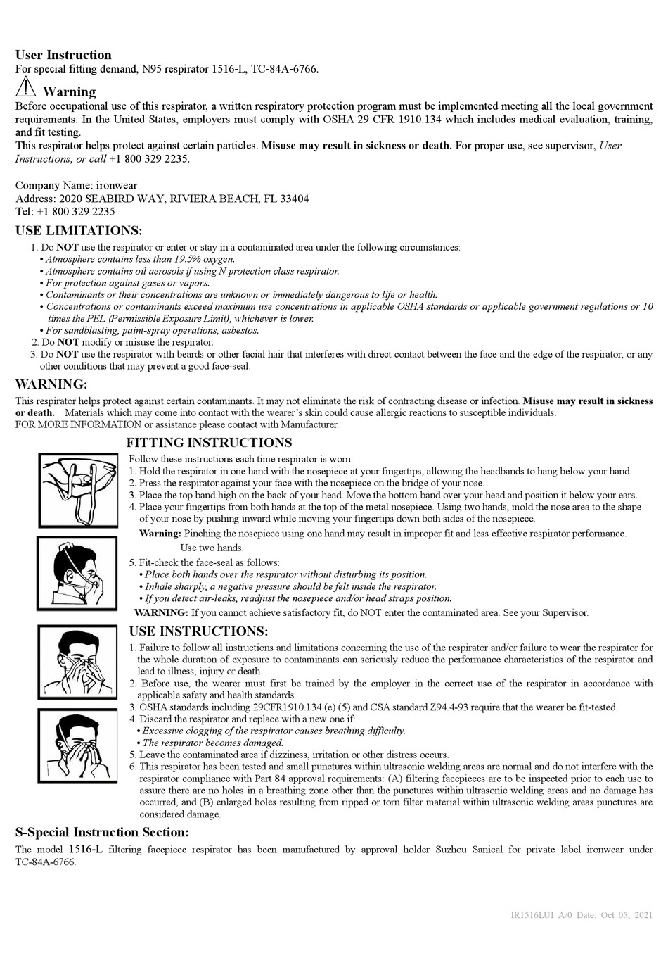 NIOSH 1516L USER INSTRUCTION Pdf Download ManualsLib