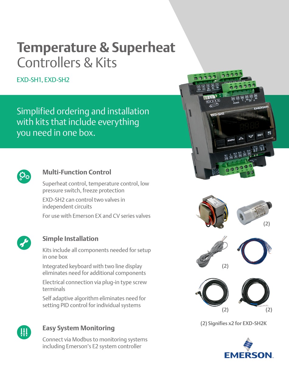 EMERSON EXD-SH2K MANUAL Pdf Download | ManualsLib