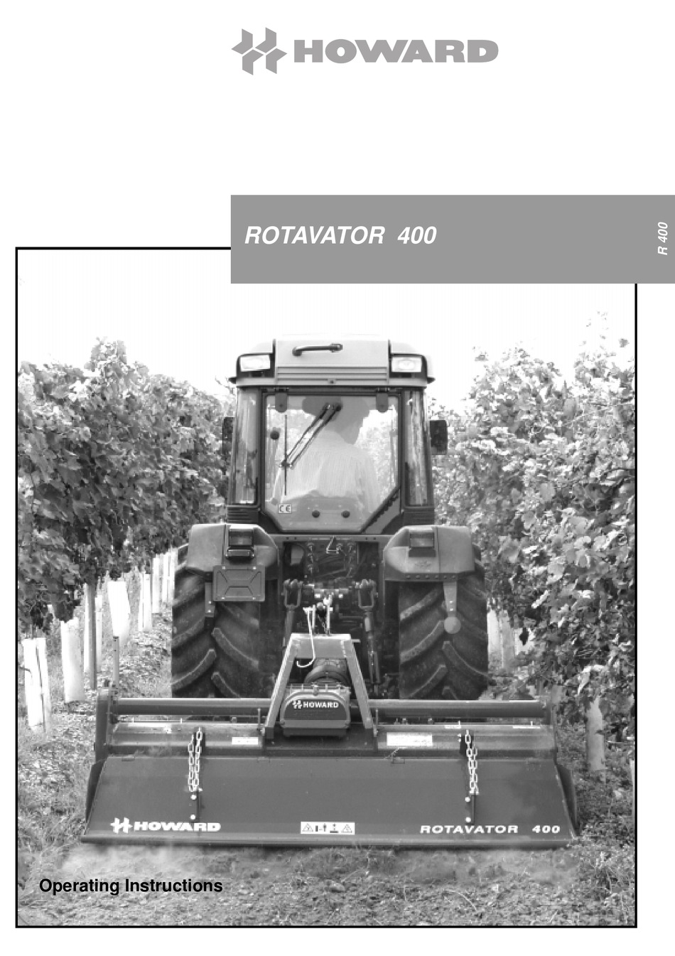HOWARD ROTAVATOR 400 OPERATING INSTRUCTIONS MANUAL Pdf Download