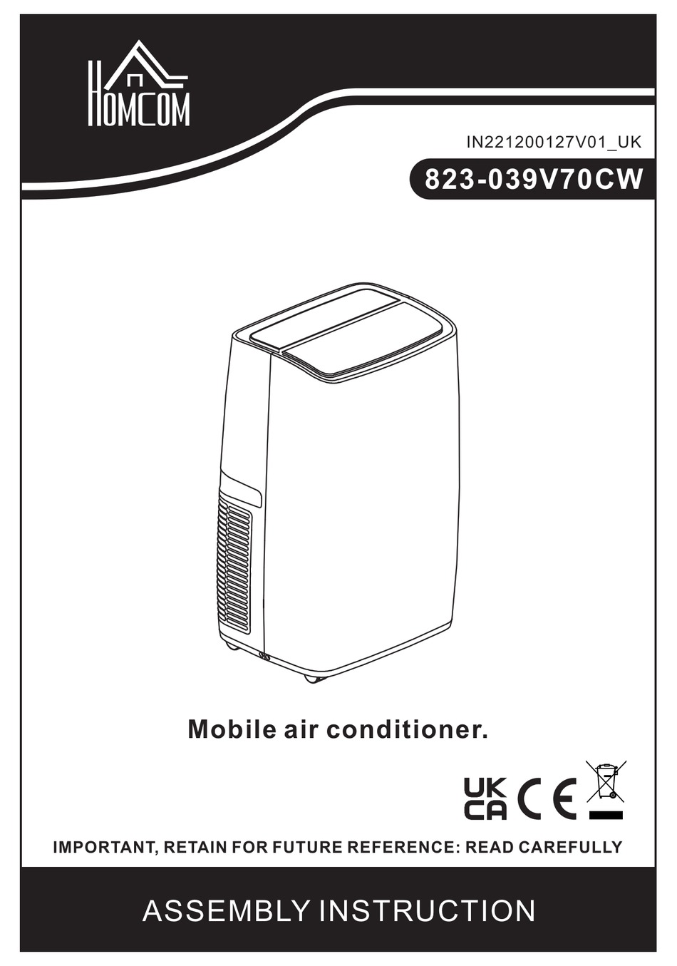 823039V70CW ASSEMBLY INSTRUCTION MANUAL Pdf Download ManualsLib