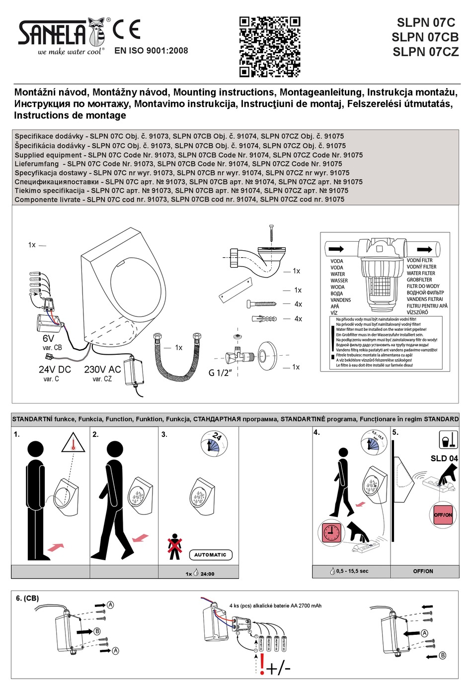 Sanela Slpn 07c Mounting Instructions Pdf Download 