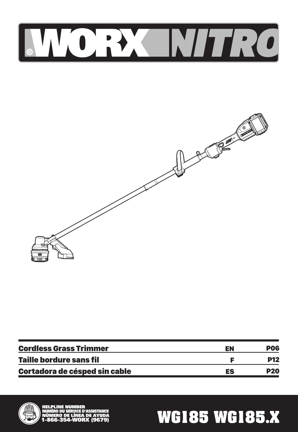 WORX NITRO WG185 MANUAL Pdf Download ManualsLib