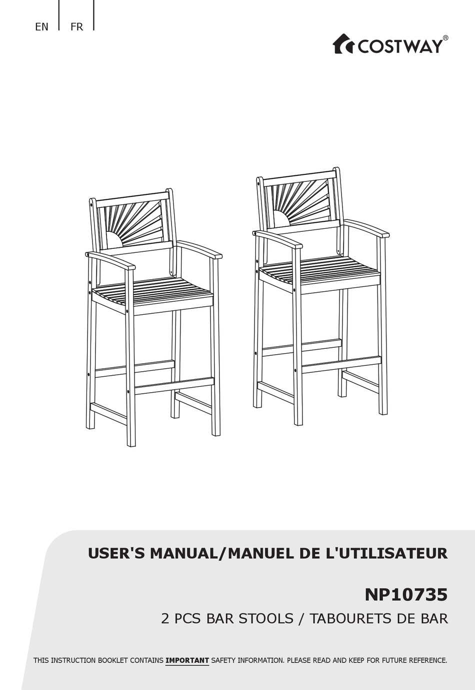COSTWAY NP10735 USER MANUAL Pdf Download ManualsLib