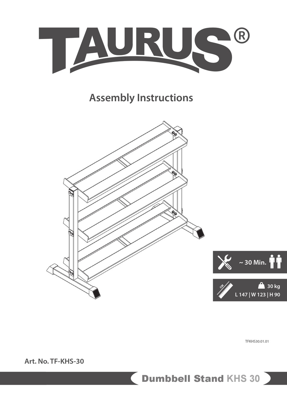 TAURUS KHS 30 ASSEMBLY INSTRUCTIONS MANUAL Pdf Download ManualsLib