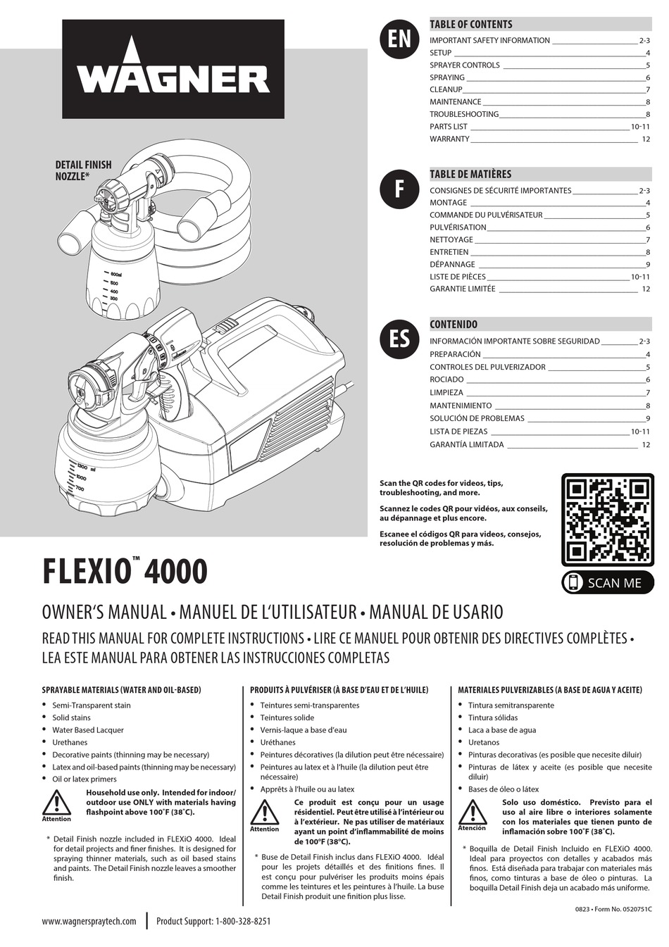 WAGNER FLEXIO 4000 OWNER'S MANUAL Pdf Download ManualsLib