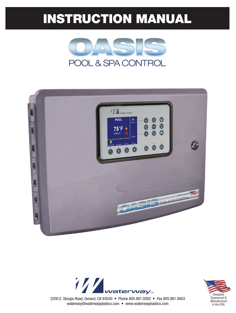 WATERWAY OASIS 7701004PSW INSTRUCTION MANUAL Pdf Download ManualsLib