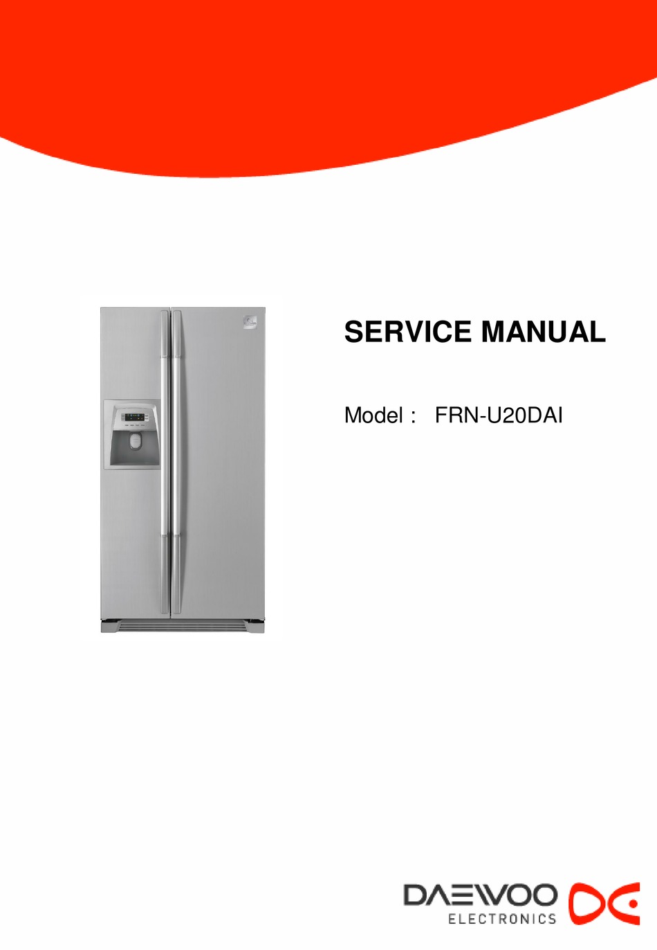 DAEWOO FRN-U20DAI SERVICE MANUAL Pdf Download | ManualsLib