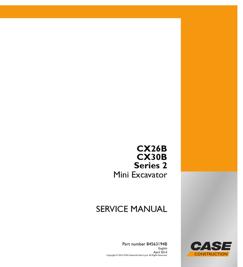 CASE CX26B MANUAL Pdf Download | ManualsLib