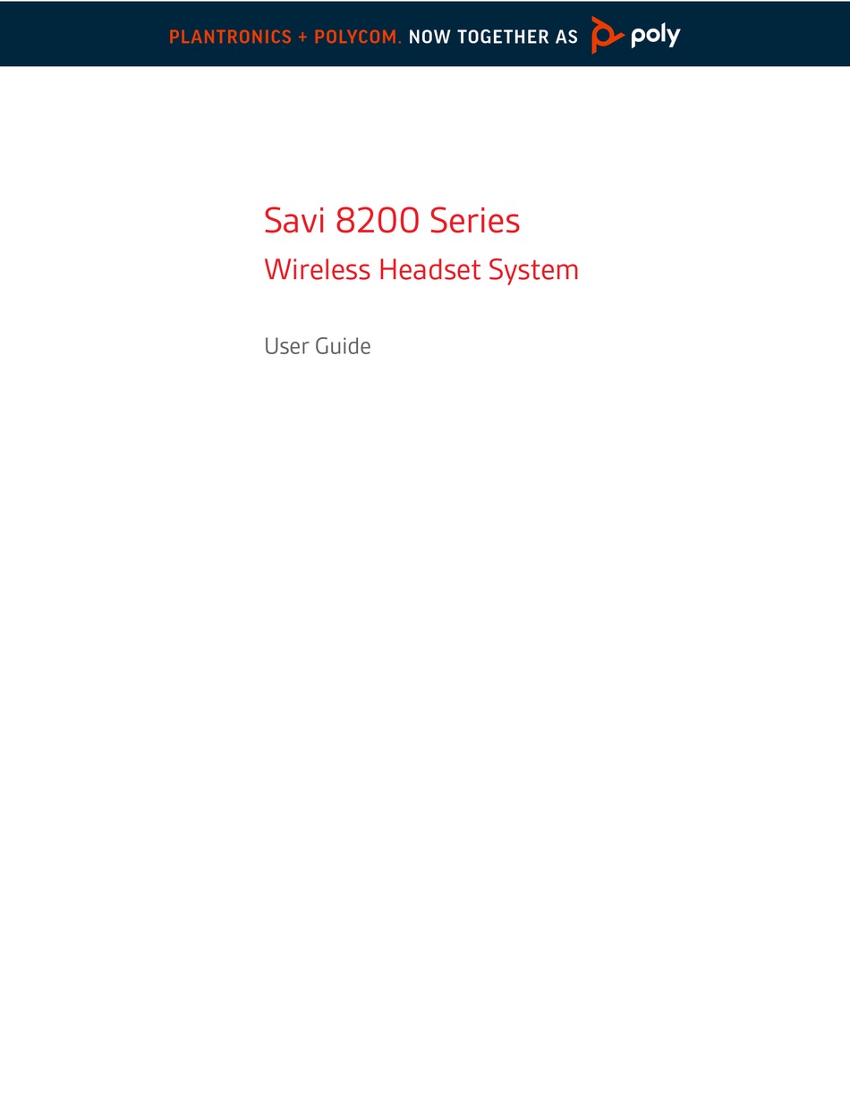 Poly Savi Series User Manual Pdf Download Manualslib