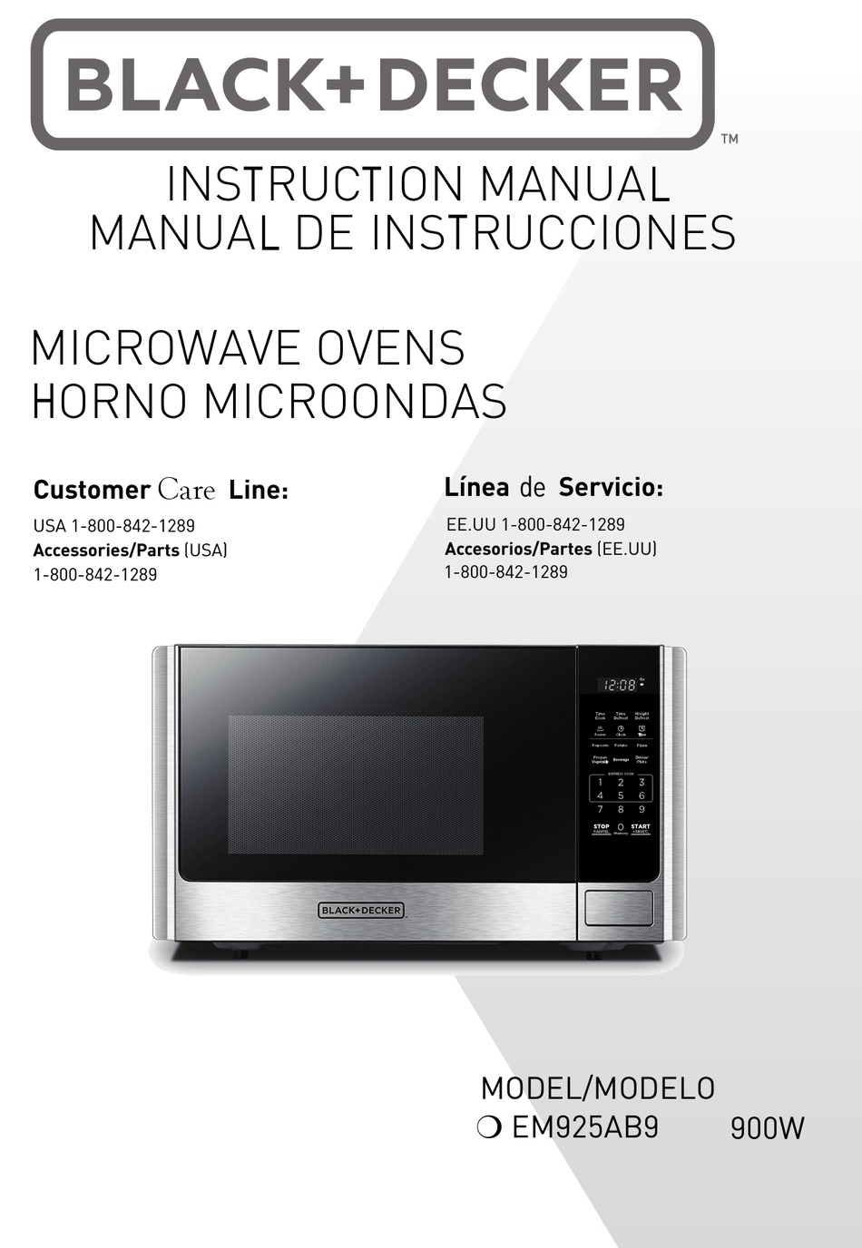 BLACK DECKER EM925AB9 INSTRUCTION MANUAL Pdf Download ManualsLib