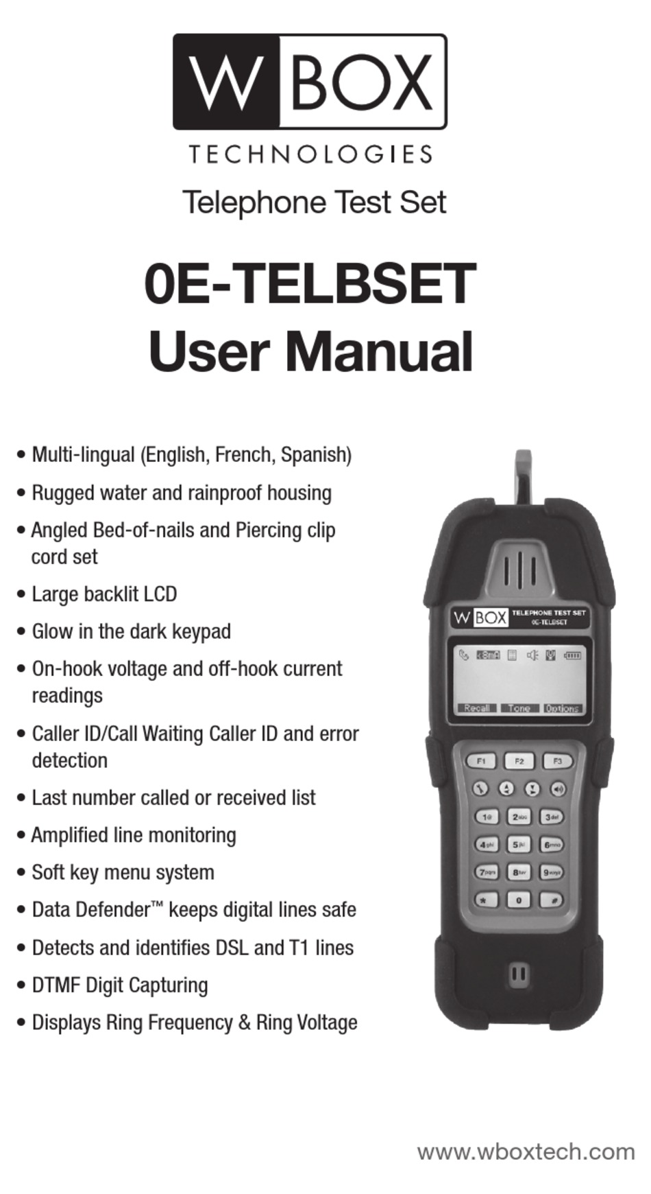 WBOX 0ETELBSET USER MANUAL Pdf Download ManualsLib