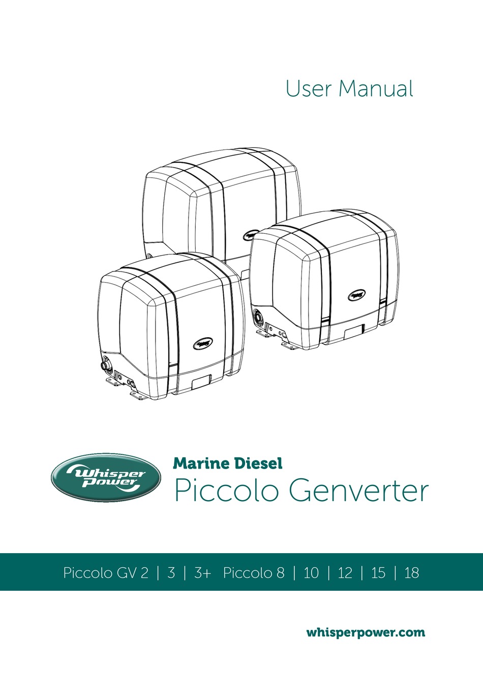 WHISPERPOWER PICCOLO GENVERTER USER MANUAL Pdf Download ManualsLib