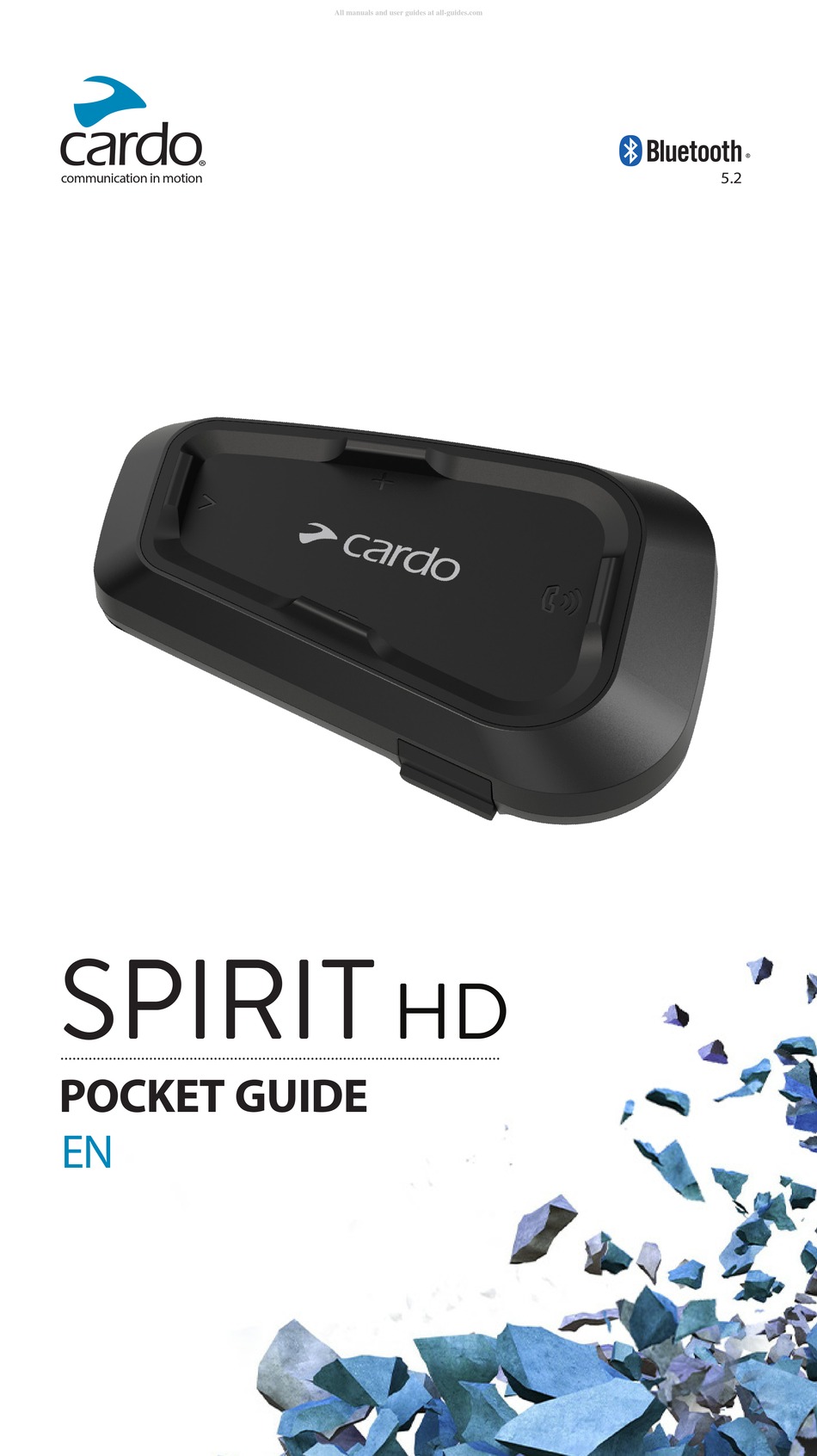CARDO SYSTEMS SPIRIT HD POCKET MANUAL Pdf Download ManualsLib
