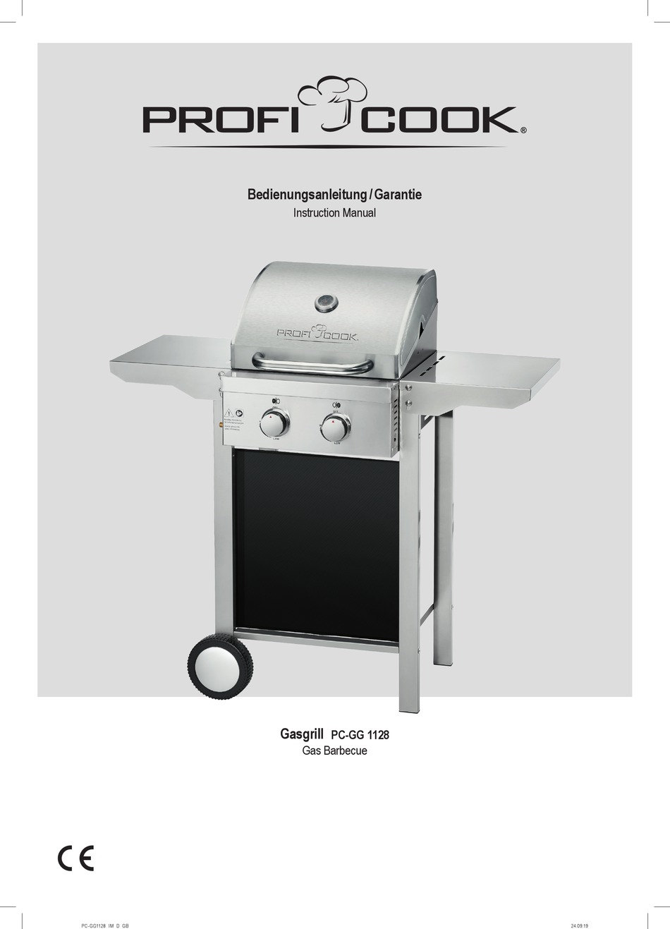 PROFI COOK PC-GG 1128 INSTRUCTION MANUAL Pdf Download | ManualsLib