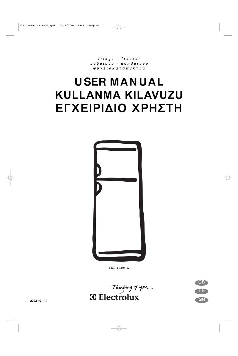 ELECTROLUX ERD 43391 W8 USER MANUAL Pdf Download ManualsLib