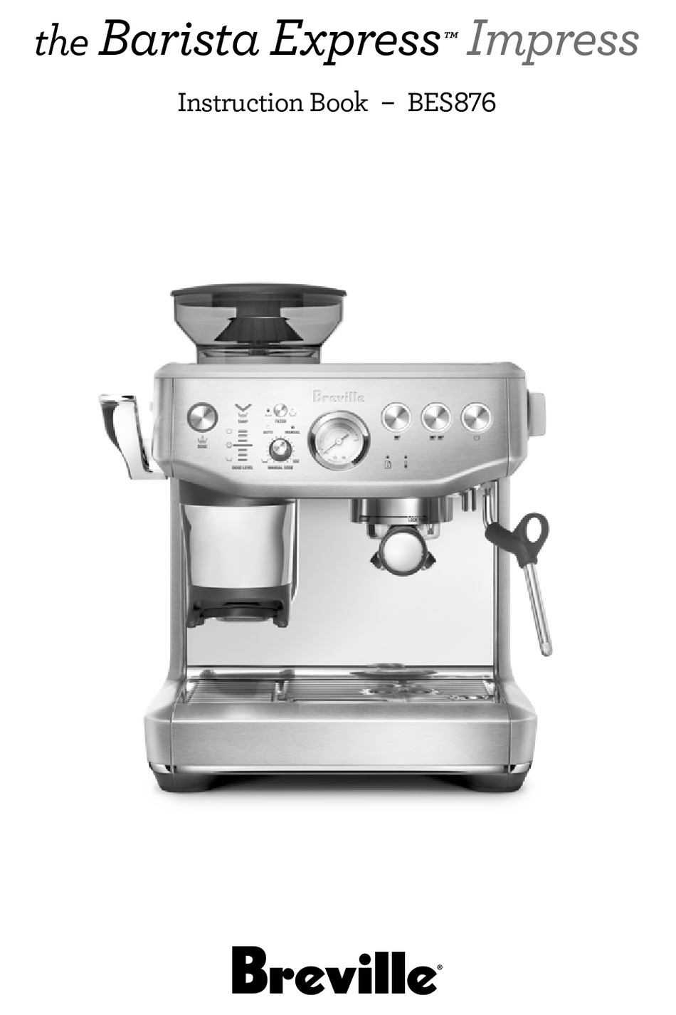 BREVILLE BES876 INSTRUCTION BOOK Pdf Download ManualsLib