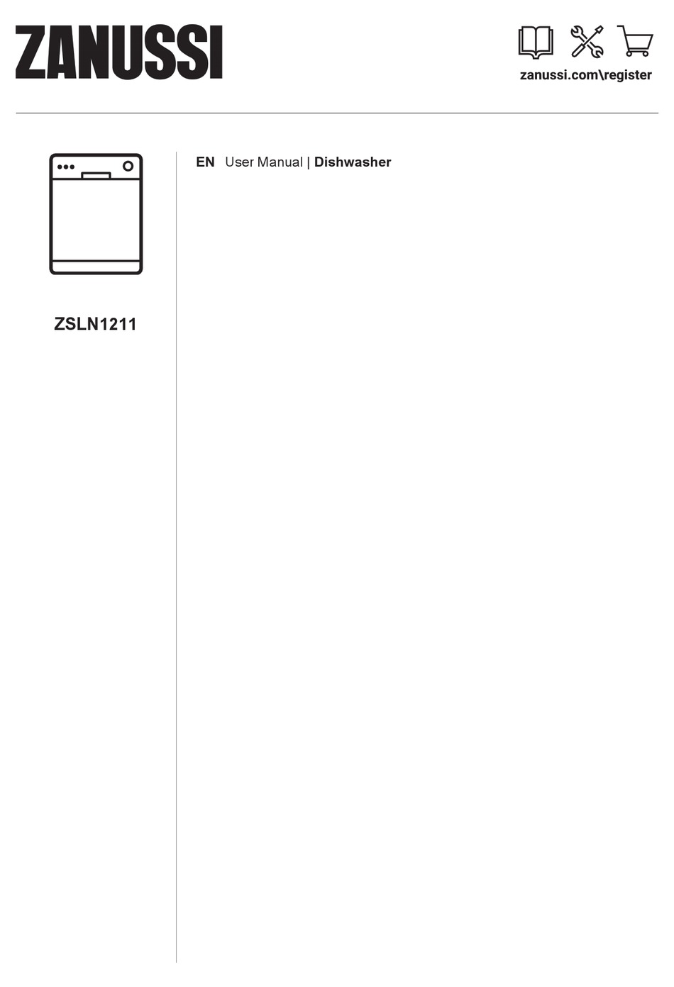 ZANUSSI ZSLN1211 USER MANUAL Pdf Download ManualsLib