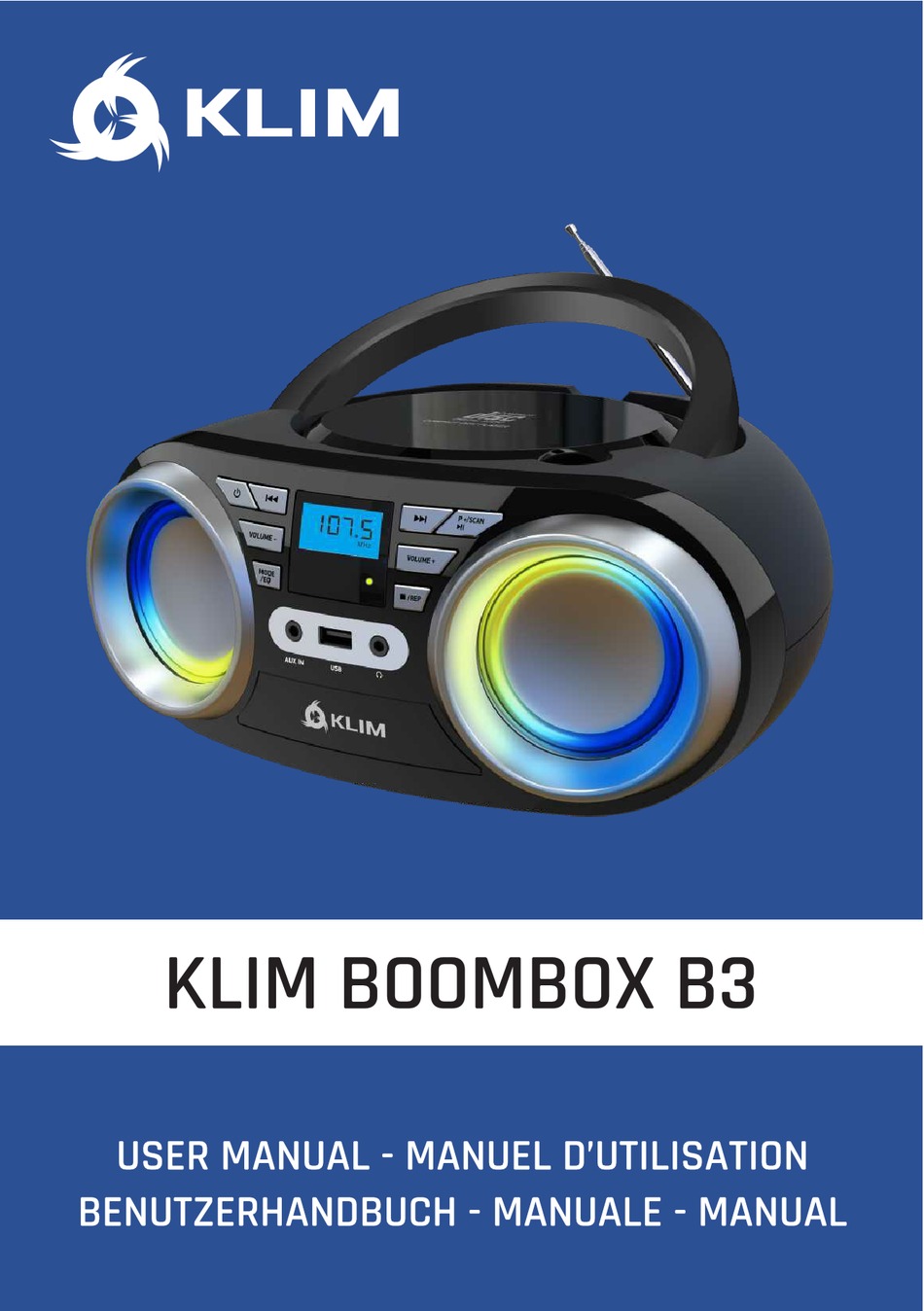 KLIM BOOMBOX B3 USER MANUAL Pdf Download ManualsLib