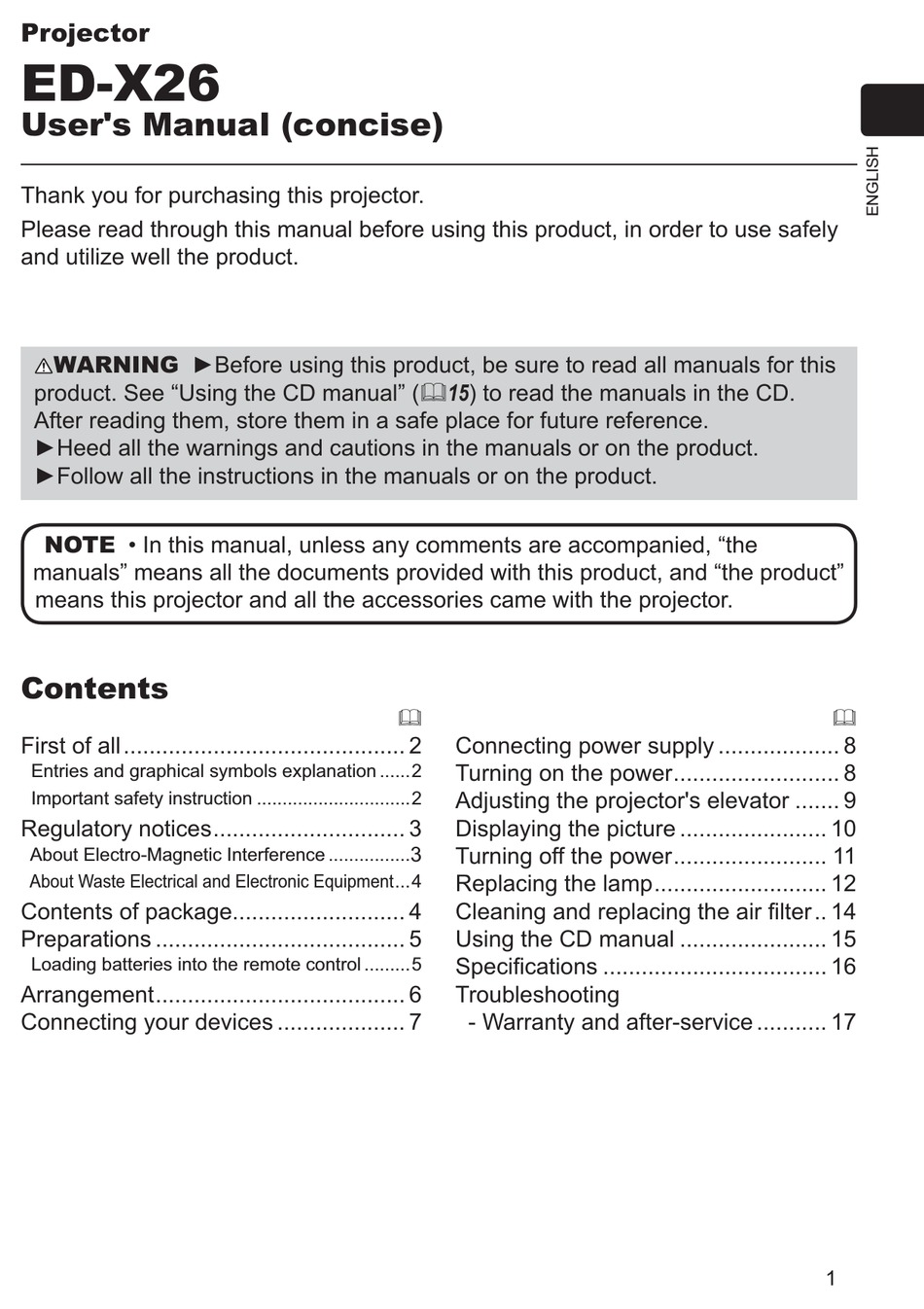 HITACHI EDX26 USER MANUAL Pdf Download ManualsLib