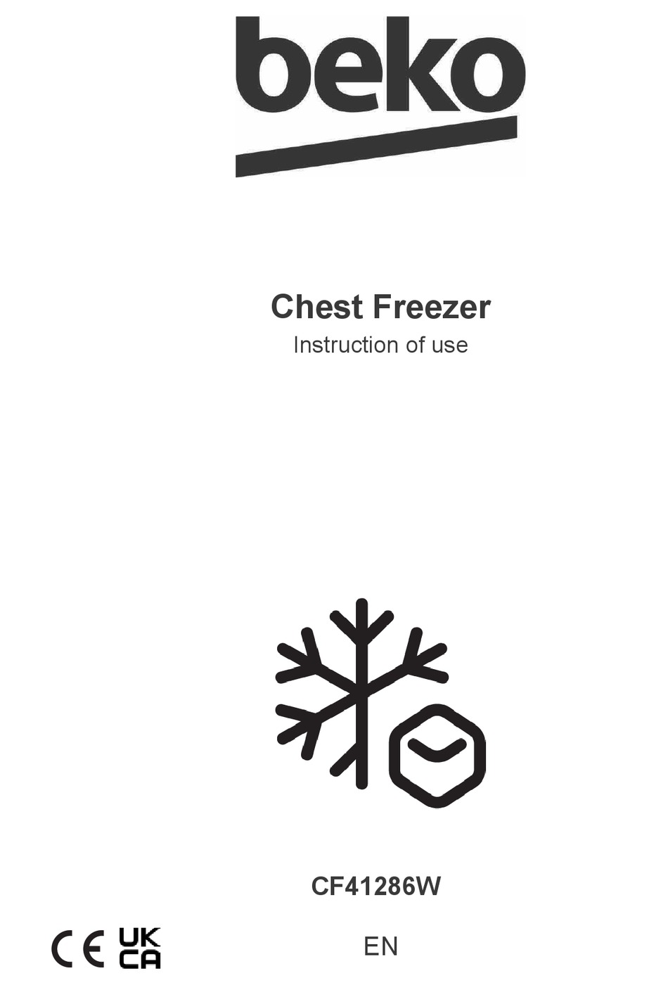BEKO CF41286W INSTRUCTIONS FOR USE MANUAL Pdf Download ManualsLib